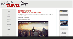 Desktop Screenshot of best-time-to-travel.com